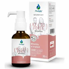 Witaminy K2+D3 FORTE Krople 30 ml - Avital