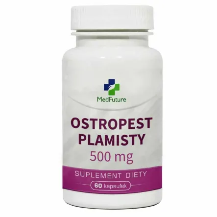 Ostropest Plamisty 500 mg 60 Kapsułek - MedFuture