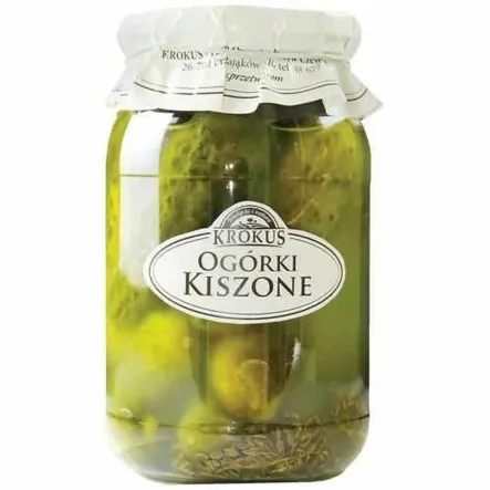 Ogórki Kiszone 810 g (450 g) - Krokus