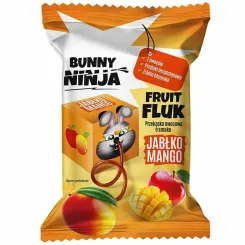 Przekąska Owocowa w Kształcie Sznurka FRUIT FLUK Jabłko i Mango 15 g - Bunny Ninja