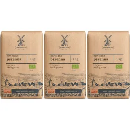 3 x Mąka Pszenna Typ 500 Eko 1 kg - Młyn Kopytowa