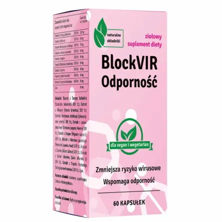 BlockVIR Odporność 60 Kapsułek- Pasolek - Wyprzedaż