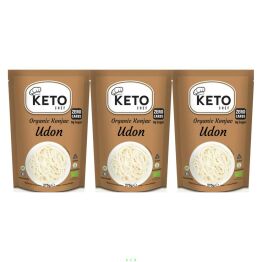 3 x KETO Makaron Konjac UDON Bio 270/200 g Keto Chef