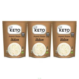3 x KETO Makaron Konjac UDON Bio 270/200 g Keto Chef