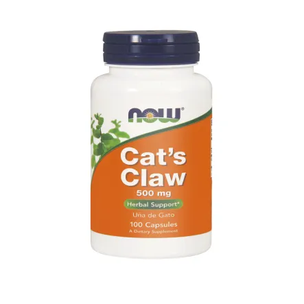 Koci Pazur Cat's Claw 500 mg 100 Kapsułek Now - Wyprzedaż
