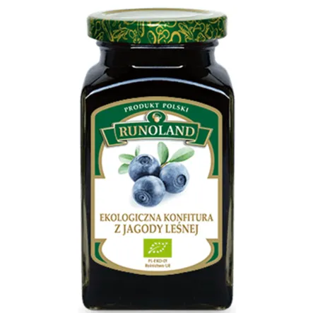 Konfitura Z Jagody Leśnej Bio 320 G - Runoland