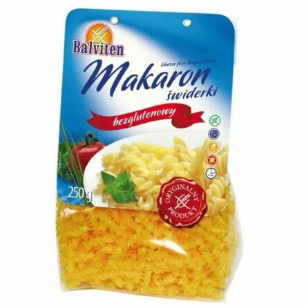 Makaron Bezglutenowy Świderki 250 g - Balviten (data: 18.10.2025)