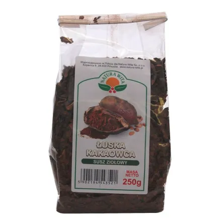 Kakaowiec Łuska 250 g - Natura Wita - Łuski Kakaowe - Kakao