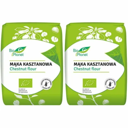 2 x Mąka Kasztanowa Bezglutenowa Bio 700 g - Bio Planet