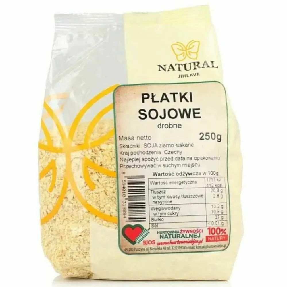 Płatki Sojowe 250 g - Natural