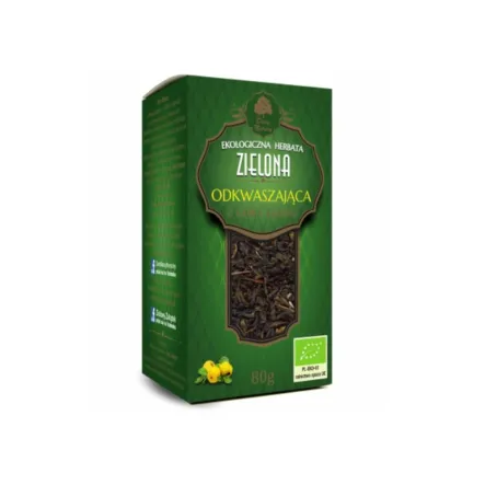 Herbata Zielona Odkwaszająca Bio 80 g Dary Natury