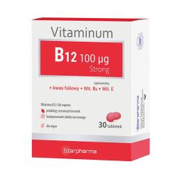 Vitaminum B12 Strong 30 Tabletek - Starpharma