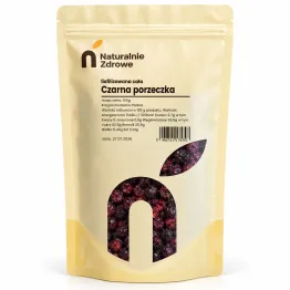 Czarna Porzeczka Cała Liofilizowana 100 g - Naturalnie Zdrowe