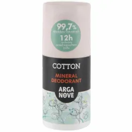 Dezodorant Mineralny Ałunowy Cotton Roll-On 50 ml - Arganove