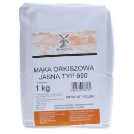 Mąka Orkiszowa Jasna Typ 650 1 kg - Młyn Kopytowa