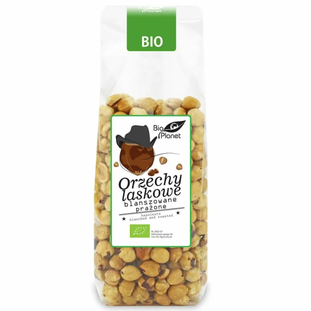 Orzechy Laskowe Prażone Blanszowane Bio 350 G Bio Planet 