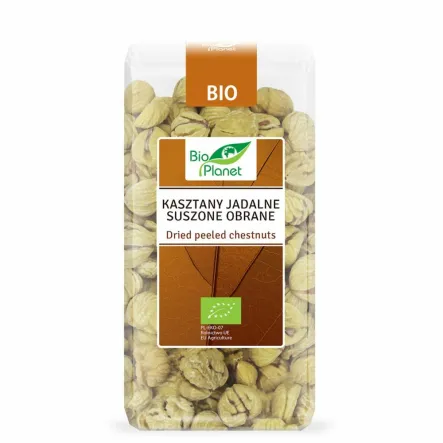 Kasztany Jadalne Suszone Obrane Bio 400 g - Bio Planet
