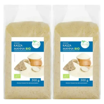 2 x Kasza Manna Bio 500 g - Biolife