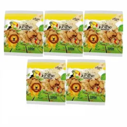 5 x Herbatniki Mini Jungle 100 g - Ania