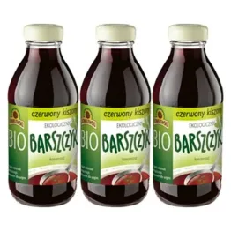 3 x Barszcz Czerwony Kiszony Koncentrat Bio 320 ml - Kowalewski