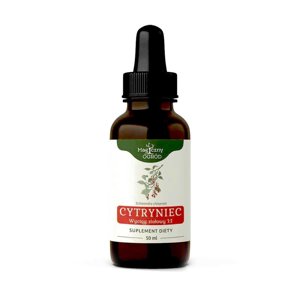 Cytryniec Chiński Wyciąg Ziołowy 1:1 50 ml - Magiczny Ogród
