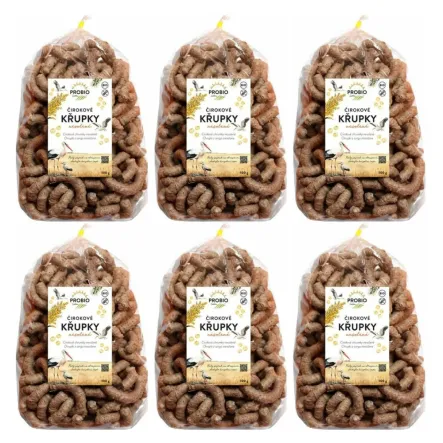 6 x Chrupki z Sorgo Niesolone Bezglutenowe Bio 100 g - Probio