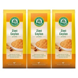 Zestaw 3 x Cynamon Cejloński Mielony Bio 50 g Lebensbaum