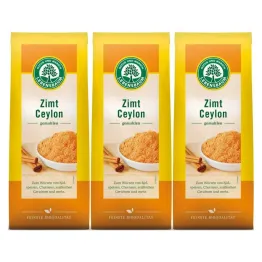 Zestaw 3 x Cynamon Cejloński Mielony Bio 50 g Lebensbaum