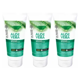 3 x Balsam do Włosów Odbudowa z Aloesem 200 ml - Dr. Sante