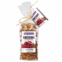 Ciastka Owsianki z Żurawiną 175 g - NaturAvena 