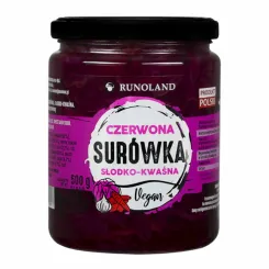 Czerwona Surówka Słodko - Kwaśna 500 g (340 g) - Runoland