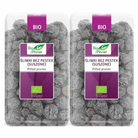 2 x Śliwki Bez Pestek (Suszone) Europejskie Bio 1 kg - Bio Planet