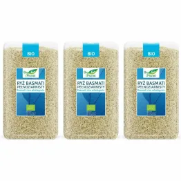 Zestaw 3 x Ryż Basmati Pełnoziarnisty Bio 1 kg - Bio Planet