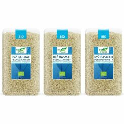 Zestaw 3 x Ryż Basmati Pełnoziarnisty Bio 1 kg - Bio Planet