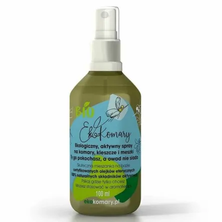 Spray na Komary Meszki Kleszcze BIO 100 ml - EKO KOMARY