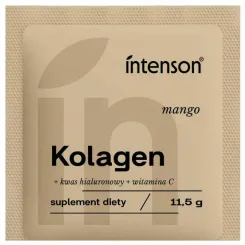 Kolagen z Witaminą C i Kwasem Hialuronowym o Smaku Mango 11,5 g - Intenson