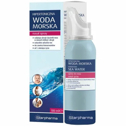 Woda Morska Hipertoniczna Sea Water Hypertonic 100 ml - Starpharma