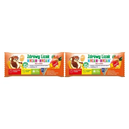 Zdrowy Lizak Mniam - Mniam MANGO Łezka Starpharma - Zestaw 2 x 1 Lizak