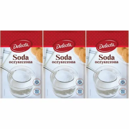 3 x Soda Oczyszczona 70 g - Delecta