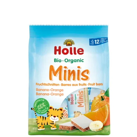 Mini Batoniki Banan Pomarańcza Bio 100 g - Holle