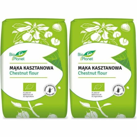 2 x Mąka Kasztanowa Bezglutenowa Bio 400 g - Bio Planet