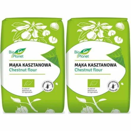 2 x Mąka Kasztanowa Bezglutenowa Bio 400 g - Bio Planet