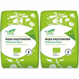 2 x Mąka Kasztanowa Bezglutenowa Bio 400 g - Bio Planet