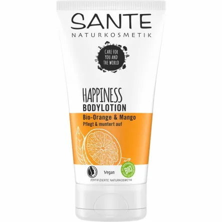 Balsam do Ciała Happiness Pomarańcza i Mango Eco 150 ml - Sante