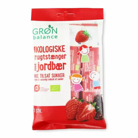 Przekąski Dla Dzieci Truskawkowe Bio 100 g 5 x 20 g Gron Balance - Przecena Krótka Data Minimalnej Trwałości
