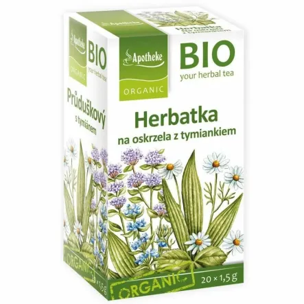 Herbatka na Oskrzela z Tymiankiem Bio 30 g (20 x 1,5 g) - Apotheke