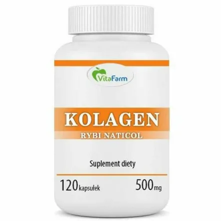 Kolagen Rybi Naticol 500 mg 120 Sztuk - Vitafarm