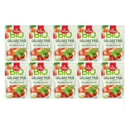 10 x Galaretka o Smaku Truskawkowym z Agarem Bezglutenowa BIO 40 g - Amylon