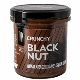 Krem Arachidowo - Czekoladowy Blacknut Crunchy 330 g - Novitum