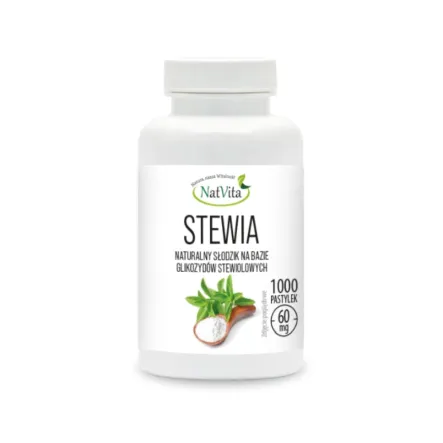 Stewia Pastylki 60 mg 1000 szt Natvita